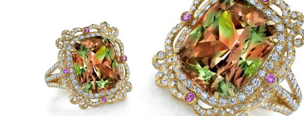 Erica Courtney | Couture fashion diamond & colorful gemstone jewelry | Bracelets, Earrings, Rings
