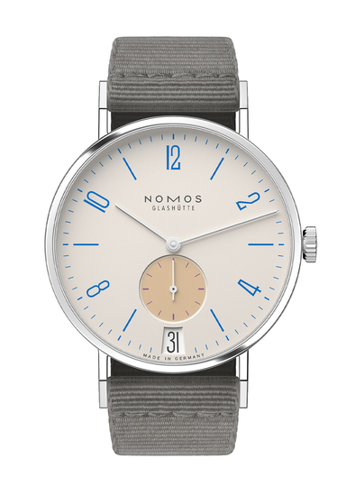 NOMOS Tangente 38 Date Schulhausweiß | Ref. 179.S9 | LE175 | OsterJewelers.com