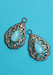 Cynthia Ann Filigree Turquoise Teardrop Earring Jackets | OsterJewelers.com