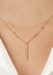 Parade Design 18KRG Pavé Diamond Vertical Bar Necklace | Ref. N4895B2-SGD | OsterJewelers.com