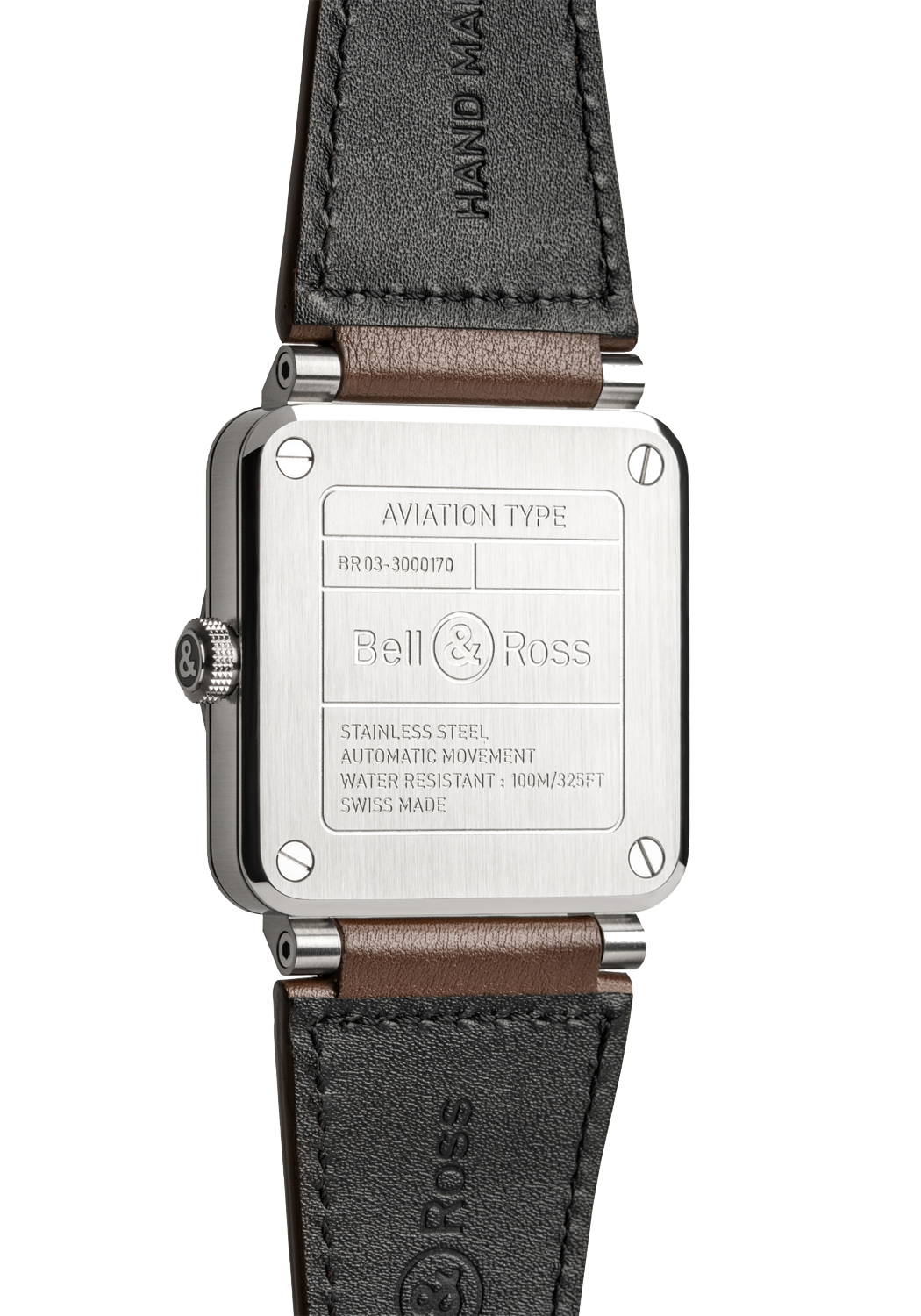 Caseback of the Bell & Ross New BR 03 Golden Heritage | Ref. BR03A-GH-ST/SCA | OsterJewelers.com