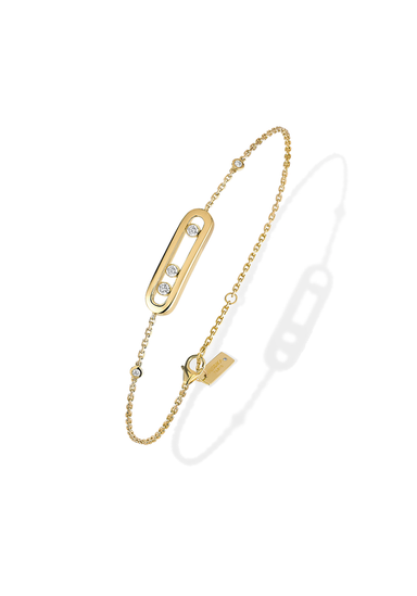 Messika Baby Move 18K Yellow Gold Diamond Bracelet | Ref. 04324 | OsterJewelers.com