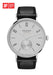 NOMOS Tangente Neomatik Platinum Grey 39mm on Leather Strap | Ref. 144 | iF Design Award 2023|OsterJewelers.com