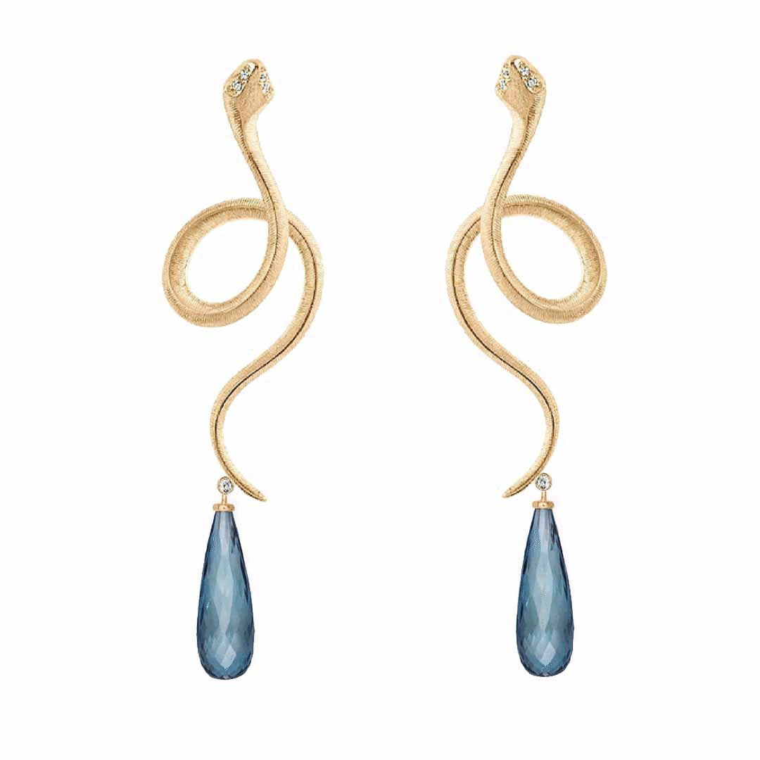 Ole Lynggaard 18KYG Diamond Snake Earrings Style Idea | Sold Separately | OsterJewelers.com