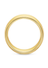 Precision Set 18K Yellow Gold Pipe Cut Comfort Fit Band | OsterJewelers.com