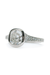 Rahaminov Platinum Cushion Cut Diamond Ring | OsterJewelers.com