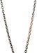 S & R Designs Blackened Silver and Rose Gold Rolo Chain Necklace | OsterJewelers.com