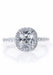 Cushion Cut Halo Diamond Ring | Oster Jewelers 