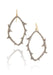 Sylva & Cie 18KYG Oval Diamond Thorn Earrings | OsterJewelers.com