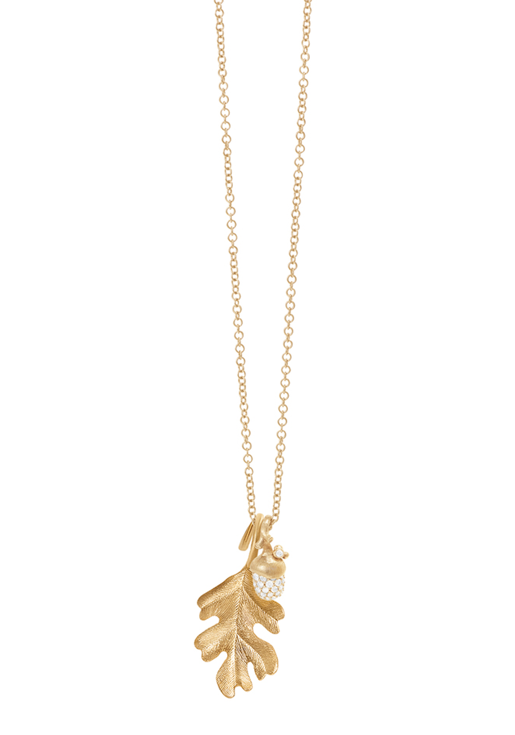 OLE LYNGGAARD Leaf & Acorn Pendants on a chain (Sold separately) | OsterJewelers.com