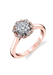 Parade Design Hera Bridal 6 Starburst Semi-Mount Diamond Ring | Ref. R3933/R1-RW | OsterJewelers.com