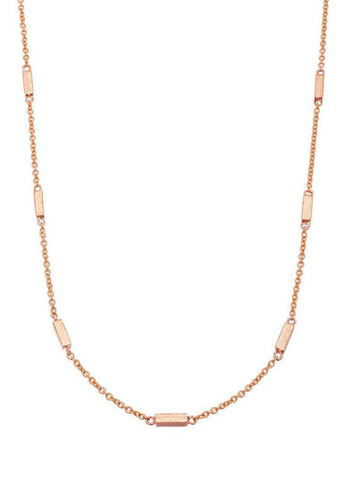Sethi Couture 18K Rose Gold Barrel Chain Necklace | Ref. CH522-RG-20 | OsterJewelers.com