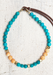 Catherine Michiels Caprisa 14KYG Peach Shell Turquoise Bead Bracelet | OsterJewelers.com