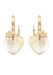 Ole Lynggaard Dew Drop Filigree 18KYG Rutile Quartz Earrings | Ref. A2723-406 | OsterJewelers.com