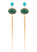 Ole Lynggaard Lotus Malachite Earring Pendants Style Idea (Sold Separately) | OsterJewelers.com