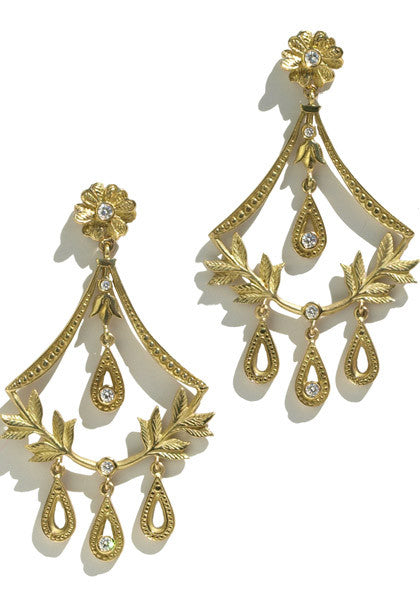 Jamie Wolf Gold & Diamond Chandelier Earrings | Oster Jewelers