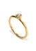 Arunashi Hammered 18KYG Petite Rose Cut Diamond Ring | OsterJewelers.com