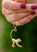 Sydney Evan 14KYG Diamond Monkey Pendant Necklace | OsterJewelers.com