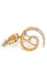 Stefan Hafner Diamond & Orange Sapphire Swirl Drop Earrings | OsterJewelers.com