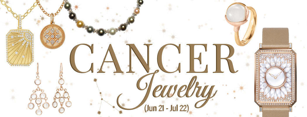 Zodiac Collections: Cancer Jewelry | Pearls, Moonstone, Ruby, Mother of Pearl Jewelry