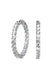 Oster Collection 18KWG Inside & Outside Diamond Hoop Earrings | OsterJeweler.com