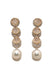 Oster Collection Triple Circle Diamond & Pearl Drop Earrings | OsterJewelers.com
