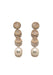 Oster Collection Triple Circle Diamond & Pearl Drop Earrings | OsterJewelers.com