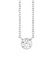  14KWG Round Bezel Solitaire Diamond Necklace | Cherry Creek North | Denver, CO | OsterJewelers.com