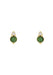 14KYG Diamond & Green Sapphire Stud Earrings | Cherry Creek North | Denver, CO | OsterJewelers.com