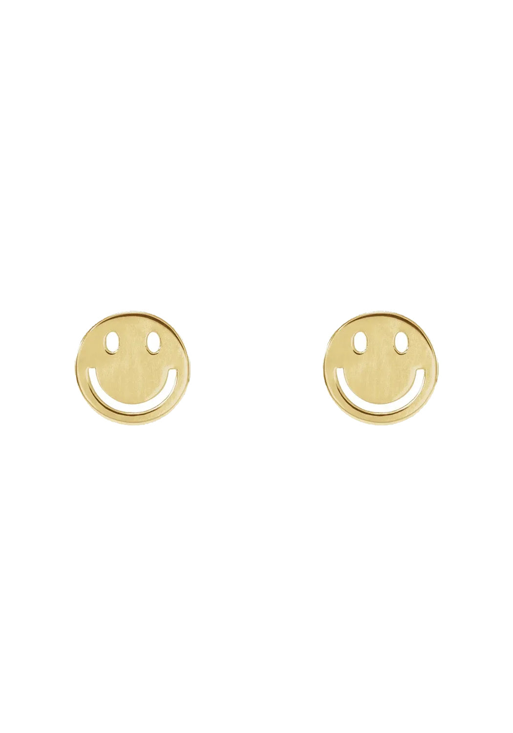 14KYG Smiley Face Stud Earrings | Cherry Creek North | Denver, CO | OsterJewelers.com