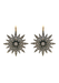 Sylva & Cie 18K Yellow Gold Starburst Diamond Earrings | OsterJewelers.com