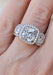 Rahaminov 3 Stone Cushion Cut Diamond Ring | OsterJewelers.com