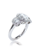 Rahaminov 3 Stone Cushion Cut Diamond Ring | OsterJewelers.com