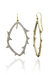 Sylva & Cie 18KYG Oval Diamond Thorn Earrings | OsterJewelers.com