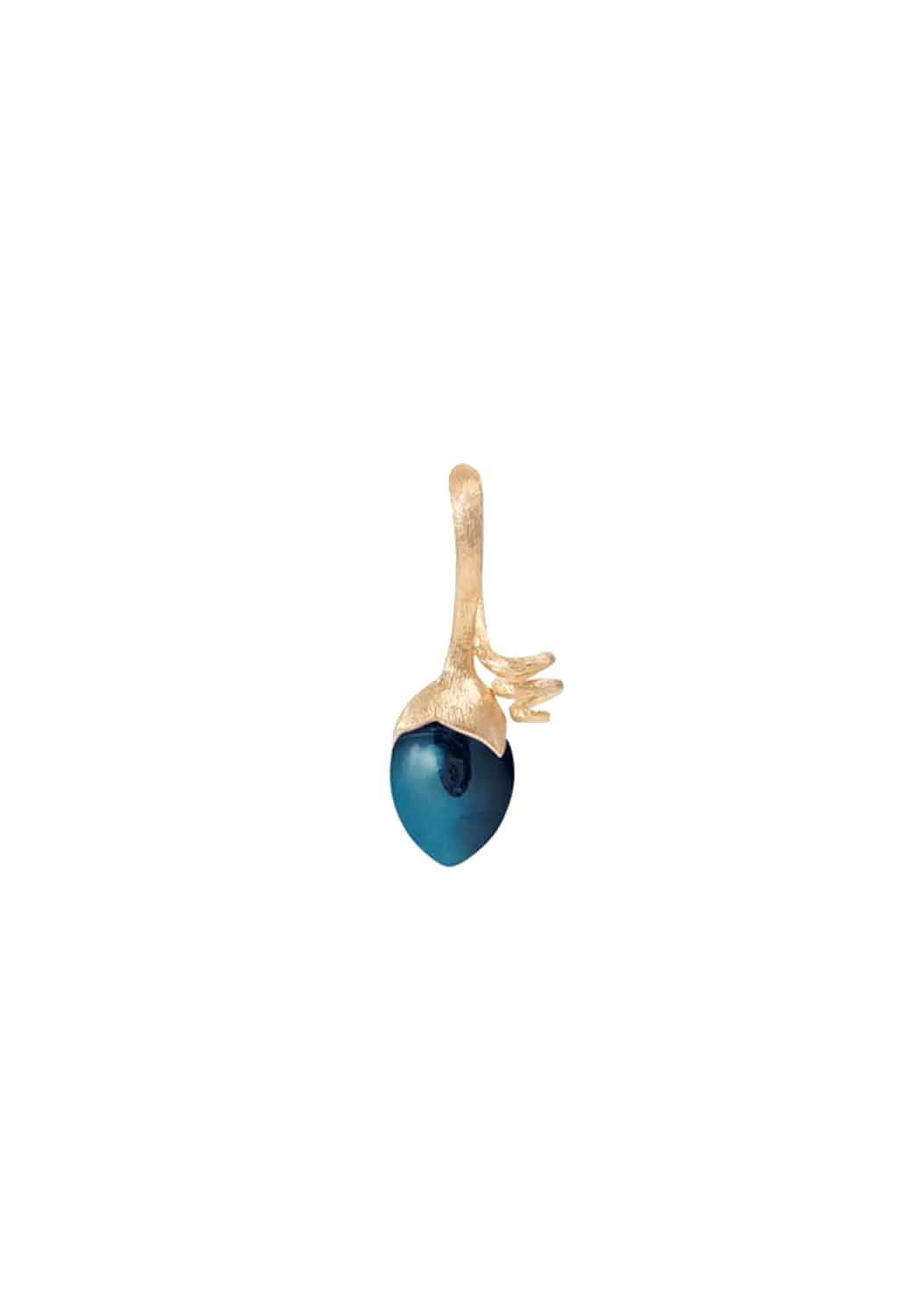 OLE LYNGGAARD Lotus Sprout 18KYG London Blue Topaz Pendant | Ref. A2662-412 | OsterJewelers.com