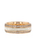 18KRG & HyCeram Double Diamond Eternity Band | OsterJewelers.com
