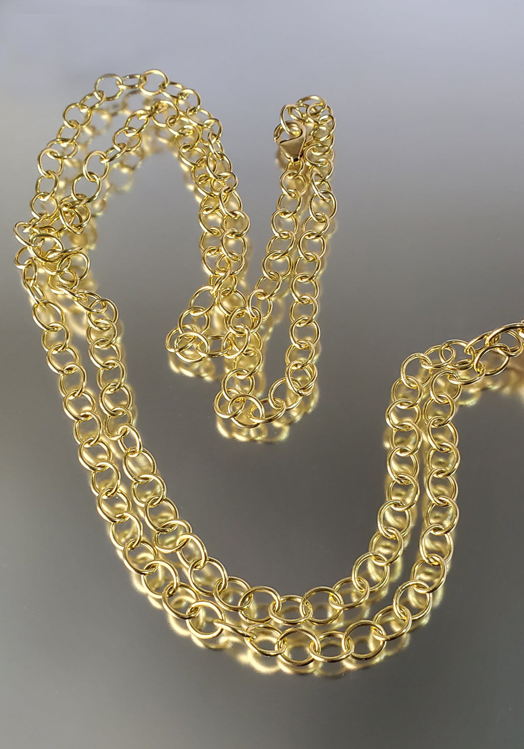 Oster Collection 18K Yellow Gold Oval Link Chain | 30"