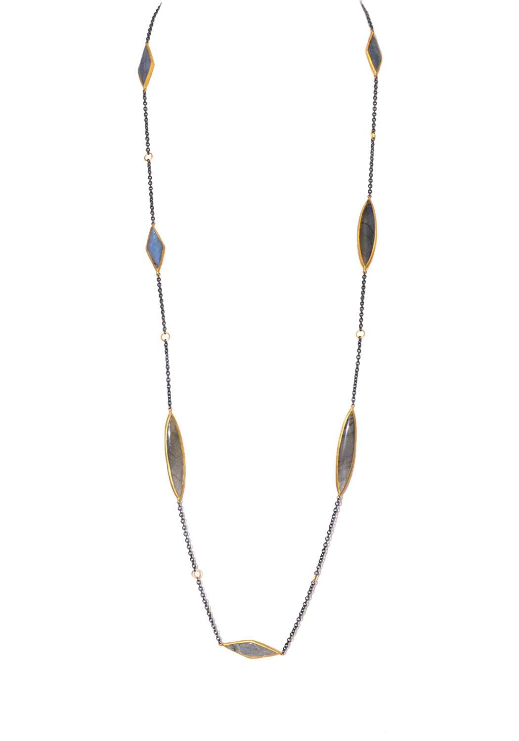 Lika Behar Kara 24KYG Labradorite Necklace | OsterJewelers.com