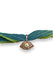 Catherine Michiels 14KRG Tsavorite Evil Eye Charm Silk Wrap Bracelet | OsterJewelers.com