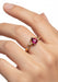 Ruby Diamond 18 karat Rose Gold Ring