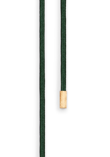 Ole Lynggaard 18KYG Double Dark Green Silk String Wrap | Ref. A1907-412 | OsterJewelers.com