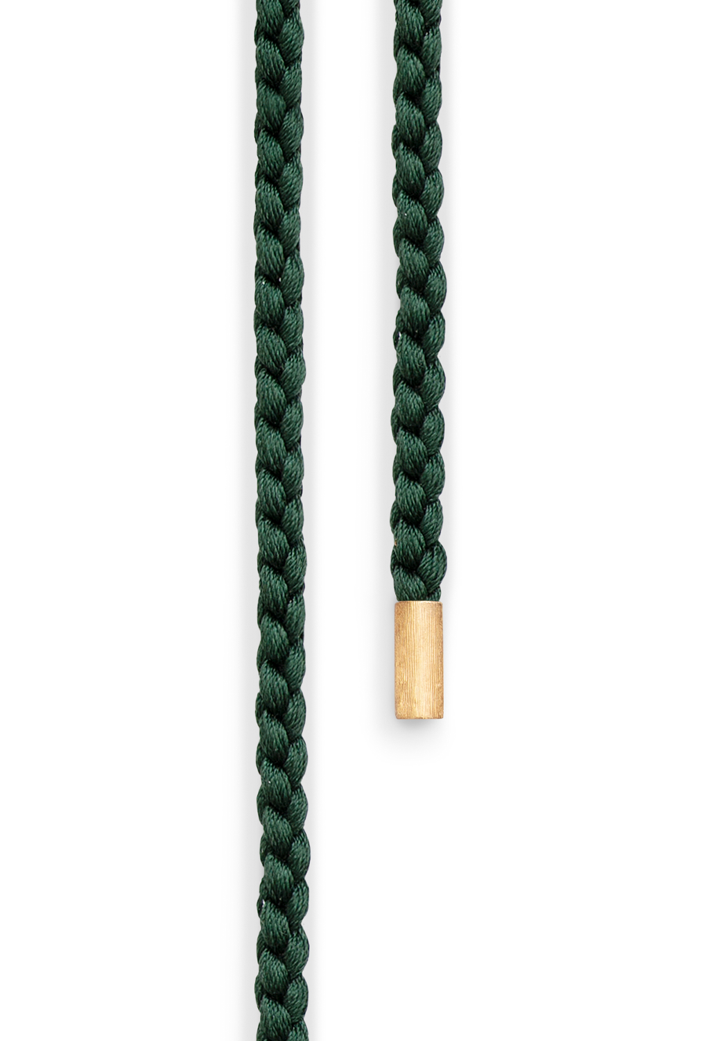 Ole Lynggaard Twisted Mokuba 18KYG Dark Green Silk String Wrap | A1908-409 | OsterJewelers.com