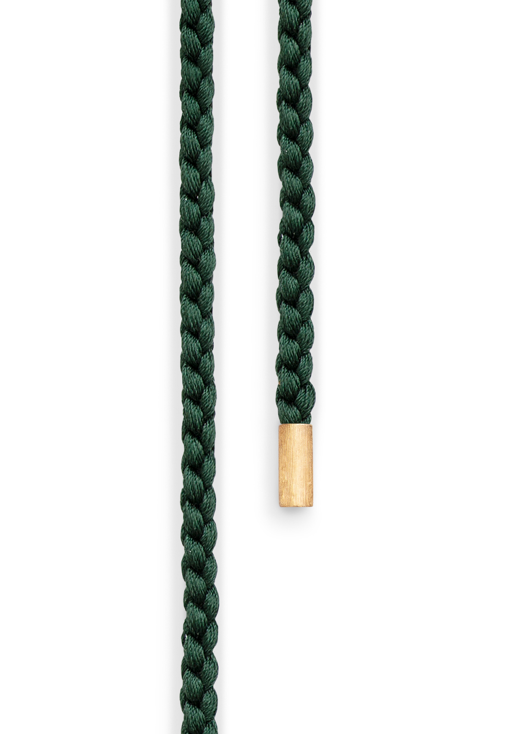 OLE LYNGGAARD Twisted Mokuba 18KYG Dark Green Silk String Wrap — Oster ...