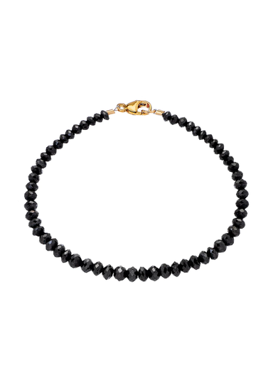 Sethi Couture Noir 14KYG Graduated Black Diamond Beaded Bracelet | Ref. BRL-7-YG | OsterJewelers.com