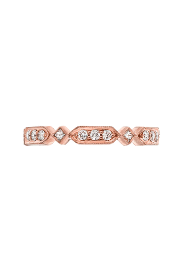 Sethi Couture Charlotte 18KRG Sectioned Diamond Eternity Band | Ref. 2339R | OsterJewelers.com