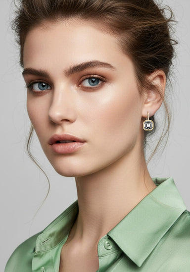 GoshwaraGossip18KYG RockCrystal Earring