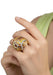 Gemstone Snail Ring