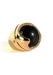 Oromalia 18k Rose Gold Diamond & Ebony Domed Ring | OsterJewelers.com