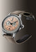 A rendering of the Angelus Chronographe Tachymètre Steel Pink floating | Denver Watches