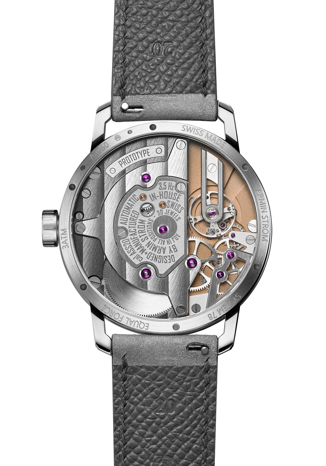 Armin Strom Gravity Equal Force Ultimate Sapphire Salmon | ST24-GEF.SAL | Denver | OsterJewelers.com